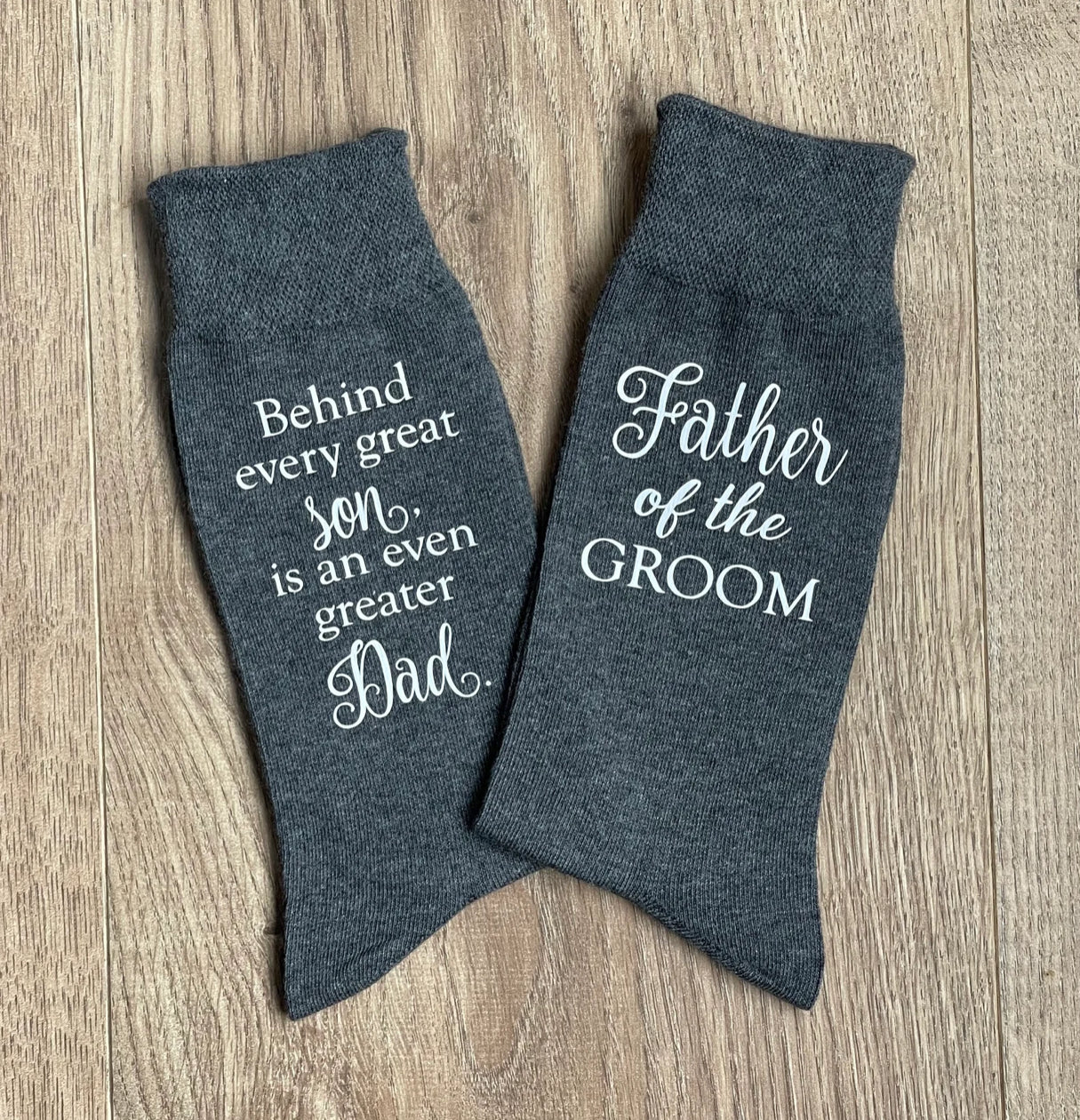 Father of the groom socks