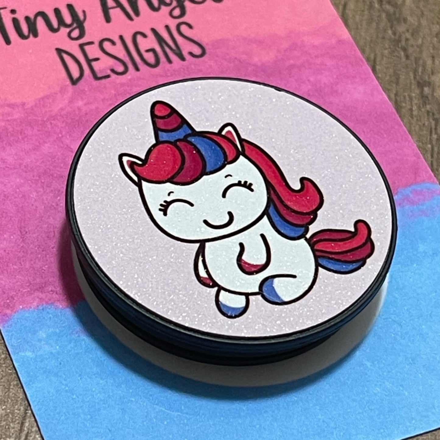 Bisexual Unicorn Pop Socket